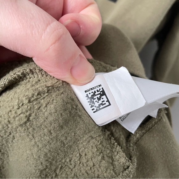 The North Face Fleece Hoodie Logo Spell Out Green and Black Size XL - Picture 5 of 5